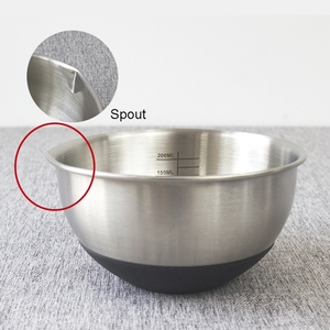 Cuencos mezcladores de acero inoxidable con cubierta, cuenco para ensalada, Beat, huevos, venta al por mayor - Product Image 4
