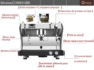 เครื่องชงกาแฟเอสเพรสโซแบบใช้ในเชิงพาณิชย์ 9 บาร์ - Product Image 6