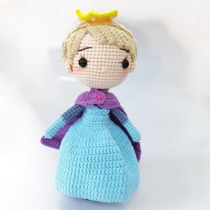 Muñeca de Ganchillo Hecha a Mano 2025, Muñecas Princesa, Juguete Infantil <span class=keywords><strong>para</strong></span> Navidad, Regalo Perfecto <span class=keywords><strong>para</strong></span> Bebés - Product Image 3
