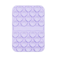 Support de téléphone portable ATB à ventouse en silicone ultra-mince et flexible double face, portable et polyvalent pour salle de bain, compatible avec les appareils de 6,5 à 9,5 pouces