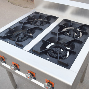 Lyroe Hot Sale <strong>Gas</strong> <strong>Stock</strong> Pot Engineering Six-Burner <strong>Gas</strong> <strong>Cooker</strong> with Coating for Commercial - Product Image 3