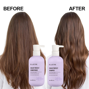 Private Label trattamento delle tinture per capelli profondo nutriente idratante olio di Argan colore organico sicuro proteggere <span class=keywords><strong>Shampoo</strong></span> e balsamo - Product Image 3