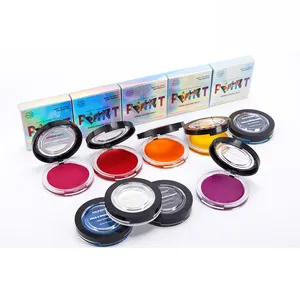 Kit de pintura facial Maquillaje profesional de Halloween Kit de pintura facial de 9 colores Maquillaje de Festival Pintura corporal