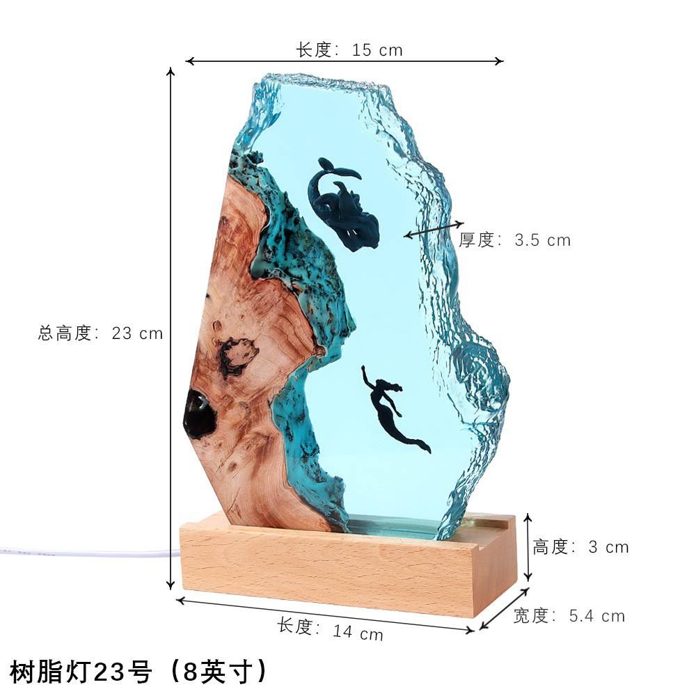 #23 8 pouces + base Led