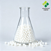 Bola Desikan Alumina Aktif 3-5mm 4-6mm untuk Pengeringan Gas dan Dehidrasi Kompresor Udara