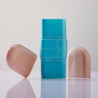 Contenant de déodorant en plastique 10ml+10ml, emballage pour bâton de déodorant double tête, flacon roll-on, tube de gel, stick solide plat