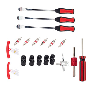 <b>Tire</b> Repair Kit With <b>Tire</b> <b>Levers</b> Valve Caps And Tools For Motorcycle Electric Bike <b>Tire</b> Fixing - Product Image 1