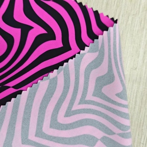 Trong Kho Màu Trắng Và Màu Đen 4 Cách Căng 82% Nylon 18% Spandex Đồng Bằng Dệt Kim Màu Sắc Khác Nhau Ngựa Vằn In Đồ Bơi Vải - Product Image 2