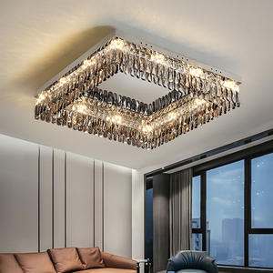 Plafonnier Gris Offre Spéciale Salon Chambre Luxe Moderne Carré Rectangulaire Led Plafonnier - Product Image 3