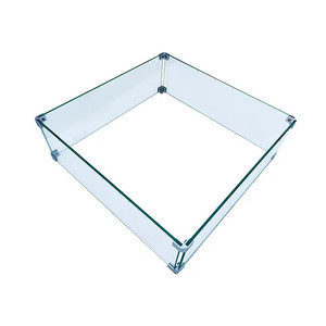 <span class=keywords><strong>Garde</strong></span>-vent en verre facile à assembler pour table rectangulaire en verre trempé - Product Image 6