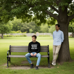 T-shirt à manches longues avec message humoristique « Des erreurs ont été commises » pour amputation du bras ou de la jambe - Product Image 3