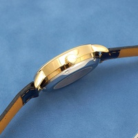Montre mécanique semi-automatique pour homme, étanche, design ajouré, boîtier en métal, bracelet en cuir, fermoir caché