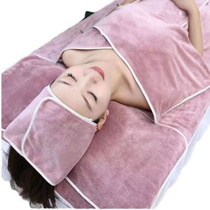 Juego de 3 Toallas Faciales y de Baño Personalizadas con Logotipo, Súper Suaves y Absorbentes, de Microfibra para Spa y Piscina - Product Image 2