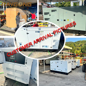 50/60Hz AC duy nhất giai đoạn 15kVA 20kva 40kw 50kw 100kw 250 KVA 300kva không âm thanh im lặng generador electrico Máy phát điện diesel thiết lập - Product Image 6