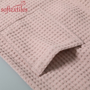 <span class=keywords><strong>Peignoir</strong></span> de nuit pour femmes 2024, vêtements de nuit, séchage rapide, léger, en tissu gaufré, <span class=keywords><strong>peignoir</strong></span> rose - Product Image 5