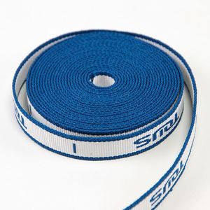 20mm Recycled Polyester <b>Webbing</b> Eco Friendly Custom RPET <b>Webbing</b> Polyester Jacquard Recycled Strap for Dogs - Product Image 5