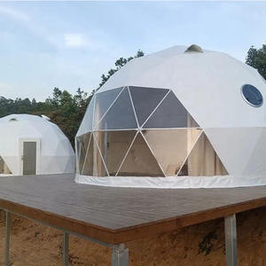 Tentes dôme <span class=keywords><strong>de</strong></span> luxe Attractions touristiques <span class=keywords><strong>de</strong></span> plein air Hôtels Maison dôme design sauvage imperméable - Product Image 4