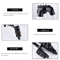 Penjualan Grosir Murah Tripod Kamera Aluminium 3110 Empat Seksi, Tripod Teleskopik untuk Photobooth dan Aktivitas Luar Ruangan