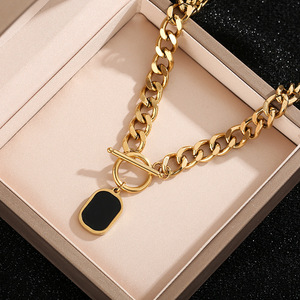 Collar Unisex <span class=keywords><strong>de</strong></span> Acero Inoxidable con Colgante Cúbico <span class=keywords><strong>de</strong></span> Moda, Gargantilla y <span class=keywords><strong>Collares</strong></span> <span class=keywords><strong>Indios</strong></span> con Envío Gratis - Product Image 3