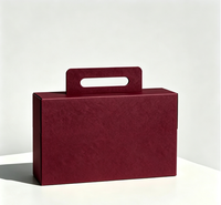 Boîte cadeau rigide de luxe en papier kraft personnalisé avec fermeture magnétique pour chocolat, bonbons, en-cas, emballage réutilisable, design pliable, quatre couleurs