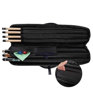 Sac de transport souple pour queues de billard et de snooker, étanche, pour 3 queues (tiges) et 4 queues (queues complètes), vente en gros usine BSCI - Product Image 1