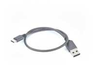 Kabel Pengisian Cepat 60W 5A 1-meter USB-A ke Type-C dengan Selubung Nilon dan Inti Aluminium Kabel Data