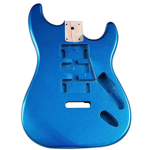 <span class=keywords><strong>Kit</strong></span> de <span class=keywords><strong>Guitarra</strong></span> <span class=keywords><strong>Eléctrica</strong></span> DIY con Cuerpo de <span class=keywords><strong>Guitarra</strong></span> <span class=keywords><strong>Eléctrica</strong></span> de Madera Maciza en Acabado Brillante Azul - Product Image 1