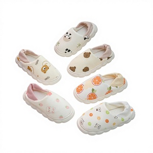 <span class=keywords><strong>Zapatos</strong></span> de Confinamiento con Banda Elástica, Transpirables, Antideslizantes, con Diseño de Dibujos Animados, Finos para Verano, para Mujeres Posparto, con Punta Cerrada - Product Image 1