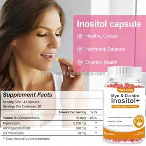 Gomitas de Mioinositol y D-Chiroinositol Ausreson OEM, Suplemento Multivitamínico - Product Image 2