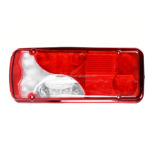 Nouveau feu arrière fumé carré Eliteson 12V 24V pour camion remorque, en plastique, feu de remplacement - Product Image 1