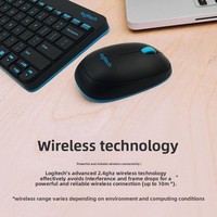 Ensemble clavier et souris ergonomiques sans fil MK245, programmables, pour ordinateur portable, bureau, interface USB, compact, portable