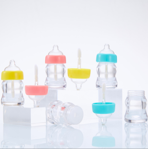 Tubos de brillo de labios con forma de pezón de 8ml, tubo de brillo de labios de <span class=keywords><strong>unicornio</strong></span> vacío, envases de esmalte de labios, embalaje de brillo de labios de anillo rosa - Product Image 3
