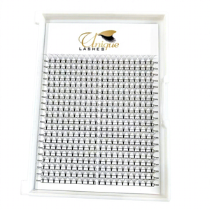 Lông mi độc đáo cổ phiếu lớn 7D PREMADE người hâm mộ lông mi mở rộng tối màu đen 0.07 Hàn Quốc PBT nhiệt ngoại quan cơ sở 7D 8D 10D PREMADE - Product Image 2