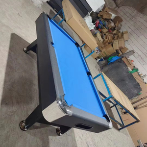 Table de <span class=keywords><strong>billard</strong></span> classique de petite taille prête à être expédiée, design simple, 6 pieds, 3 en 1, avec retour automatique des billes - Product Image 2