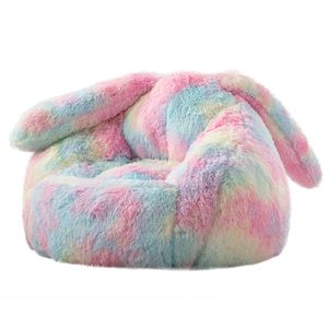 Children's Plush <b>Sofa</b> Chair With Handrails Soft Foam Filling For 2 To 4 Years <b>Kids</b> Bedroom Use Colorful Tie Dye Design - Product Image 1