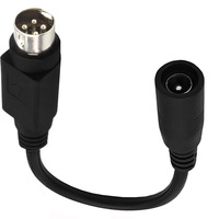 Câble adaptateur Mini Din 4 broches mâle vers DC 5521 femelle pour transmission de signal d'alimentation