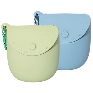 Sacs à collation portables en silicone, pochette pour friandises pour animaux de compagnie, sac d'entraînement pour chien en silicone de qualité alimentaire pour l'extérieur - Product Image 5