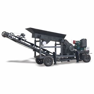 Concasseur à marteaux mobile, capacité 15t/h, facile à utiliser pour le concassage de pierres - Product Image 5