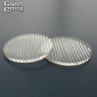 Lentille en verre diffuseur prismatique - Redirection de la lumière économe en énergie pour l'éclairage de bureaux et industriel