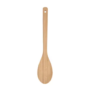Cuchara de cocina mezcladora de bambú, espátula en forma de corazón, juego de cuchara de bambú, electrodomésticos y utensilios de cocina multifuncionales