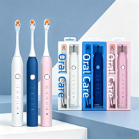 Produits les plus vendus Brosse à dents électrique sonique vibrante intelligente automatique professionnelle rechargeable étanche pour les voyages