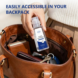 AWVA Huile d'olive minérale antibactérienne transparente, mini <span class=keywords><strong>gel</strong></span> désinfectant pour les mains sans eau, 50 ml, nettoyage facile pour adultes AWVA-50-WAS - Product Image 2