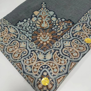 Châle <span class=keywords><strong>arabe</strong></span>, Shemagh musulman, <span class=keywords><strong>Foulard</strong></span> islamique, Keffiyeh pour <span class=keywords><strong>homme</strong></span>, Hijab brodé, Cachemire, 55x55 pouces, Cadeau - Product Image 5