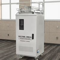 Stabilisateurs de tension AC de type relais SVC 10KVA, entrée TMR 65-270V, sortie 220V monophasée, écran LCD, 50/60Hz, industriel, domestique, usine