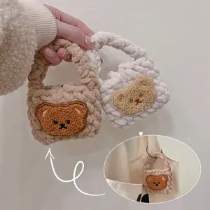 Bolsa de almacenamiento de auriculares Caddice tejido a mano Airpods Almacenamiento de auriculares bolsa de almacenamiento protectora auriculares lápiz labial accesorios para auriculares - Product Image 4