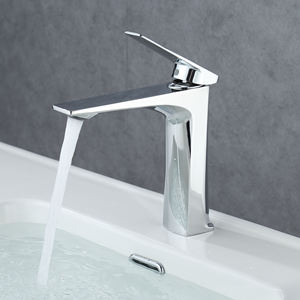Grifos de Lavabo Modernos Tipo Económico de Venta Directa de Fábrica, <span class=keywords><strong>Grifo</strong></span> de Baño <span class=keywords><strong>con</strong></span> Válvula de Cerámica, <span class=keywords><strong>Agua</strong></span> Fría y Caliente, <span class=keywords><strong>Grifo</strong></span> de Aleación de Zinc - Product Image 2