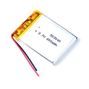 แบตเตอรี่ลิเธียมไอออนแบบชาร์จได้ 503040 3.7V 550mAh 600mAh โพลิเมอร์ลิเธียมไอออน - Product Image 3