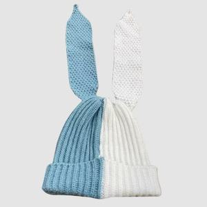 Biểu Tượng Tùy Chỉnh Mùa Đông Beanie Phụ Nữ Dệt Kim Thỏ Bunny Tai 3D Thêu Sọc Nhân Vật Dễ Thương Cosplay Đảng Phụ Kiện Cung - Product Image 2