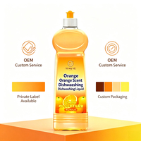 Détergent dégraissant puissant parfumé à l'orange, marque privée OEM, 500 ml, pour familles, restaurants, hôtels, vente en gros, grand format