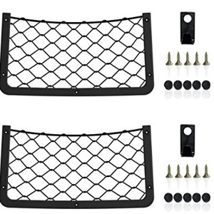Organisateur de coffre de voiture Teng Hui, sac de rangement en plastique noir avec 12+ compartiments pour le rangement des sièges de bus et de camping-car de taille moyenne, RV Plus - Product Image 4